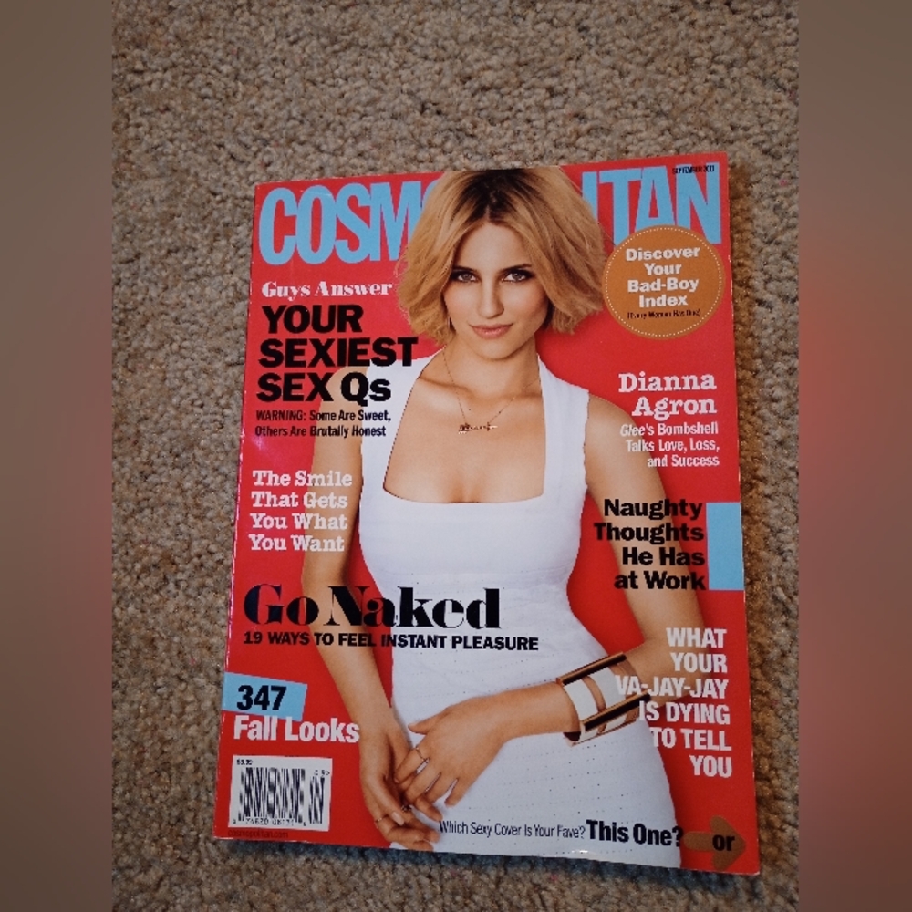 Vintage Cosmopolitan September 2011 Dianna Agron